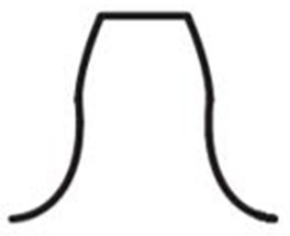 dente Intaglio alla base